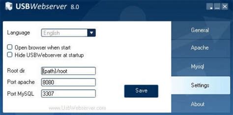 Free access of Modular Usb Webserver 8.6